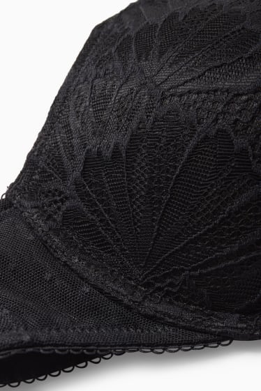 Donna - Reggiseno con ferretti - imbottito - nero