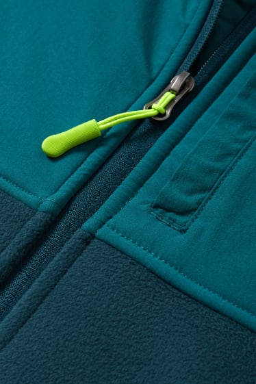 Hommes - Veste softshell - vert