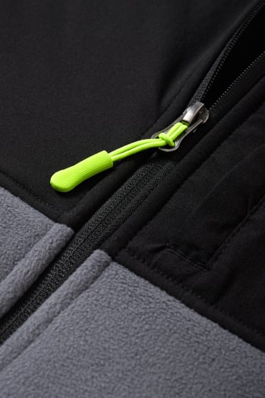 Uomo - Giacca soft shell - nero