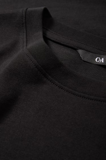 Herren - Langarmshirt - schwarz