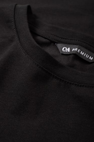 Herren - Langarmshirt - schwarz