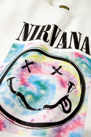Children Girls - Nirvana - sweatshirt - white