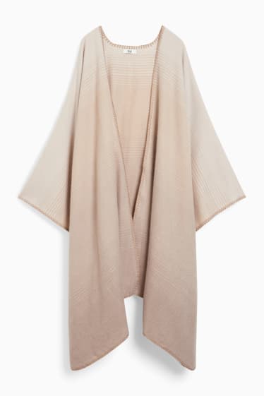 Femei - Poncho - taupe