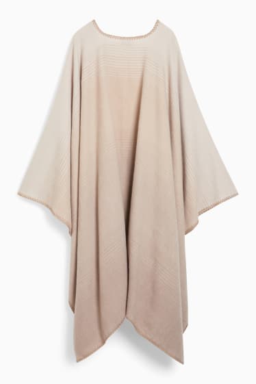 Femmes - Poncho - taupe