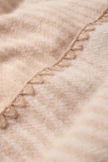 Damen - Poncho - taupe