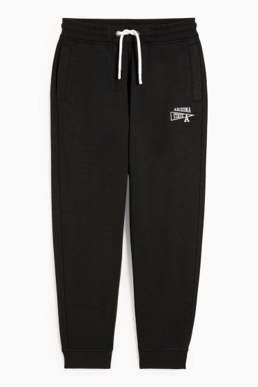 Enfants garçons - Pantalon de jogging chaud - noir