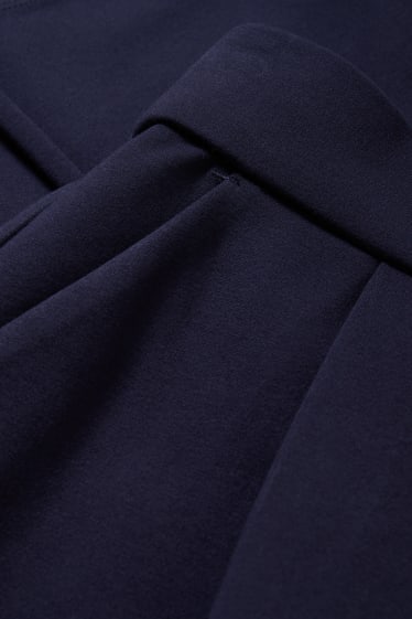 Dames - Broek van jersey - donkerblauw