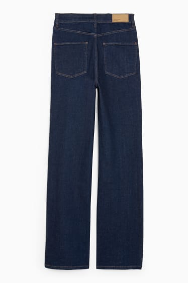 Donna - Jeans svasati - vita alta - jeans blu scuro