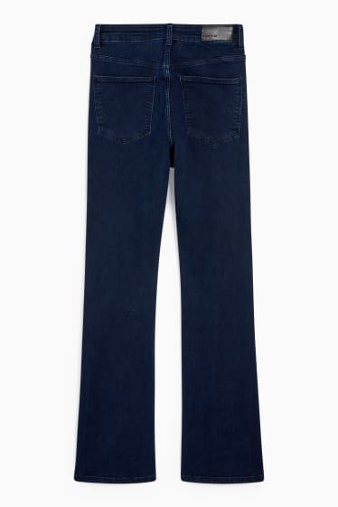 Dámské - Bootcut jeans - mid waist - LYCRA® - džíny - tmavomodré