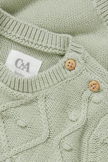 Baby Mädchen - Baby-Pullover - mintgrün