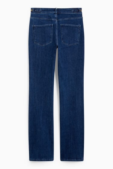 Dona - Bootcut jeans - high waist - texà blau