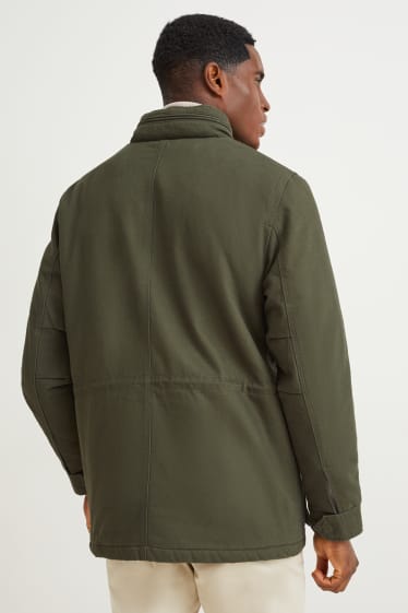 Herren - Jacke mit Kapuze - grün