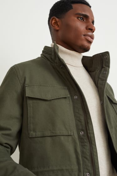 Men - Jacket with hood - green