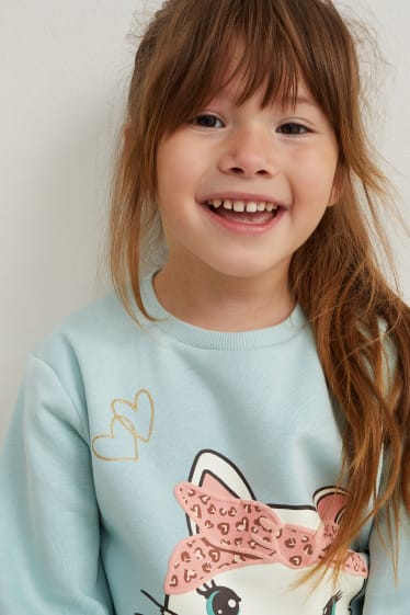 Kinder Mädchen - Multipack 2er - Sweatshirt - mintgrün