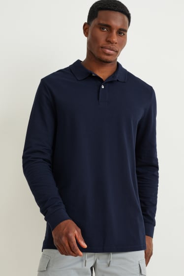 Herren - Poloshirt - dunkelblau