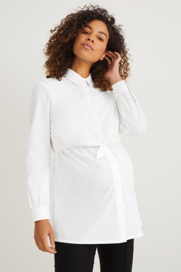 Mujer - Blusa de lactancia - blanco