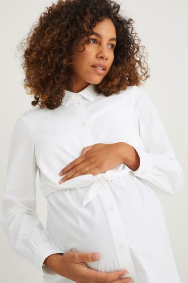 Damen - Still-Bluse - weiss