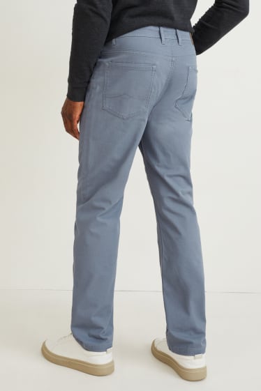 Hommes - Pantalon - regular fit - gris foncé