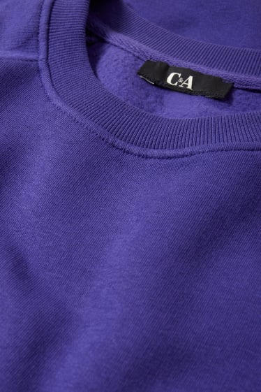 Femmes - Robe basique en molleton - violet