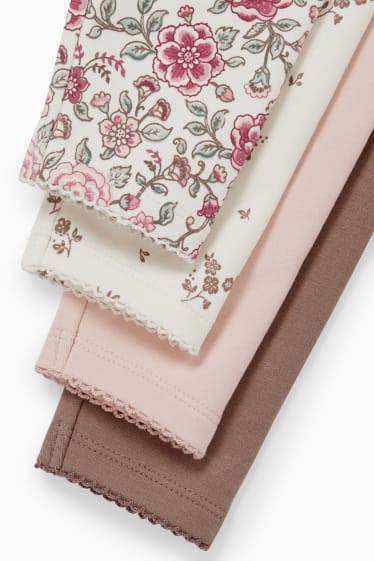 Baby: meisjes - Set van 4 - babylegging - bruin