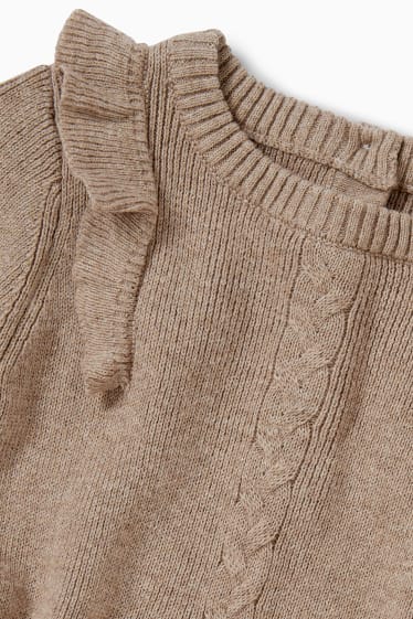 Neonate - Completo neonati - 2 pezzi - beige