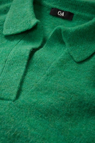 Kobiety - Sukienka z dzianiny - zielony