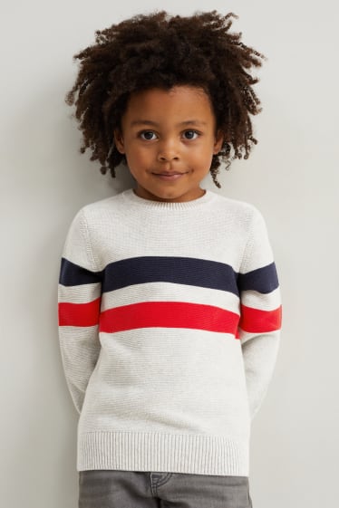 Enfants - Pullover - gris clair chiné