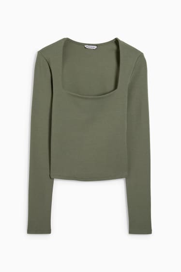 Teens & young adults - CLOCKHOUSE - long sleeve top - green