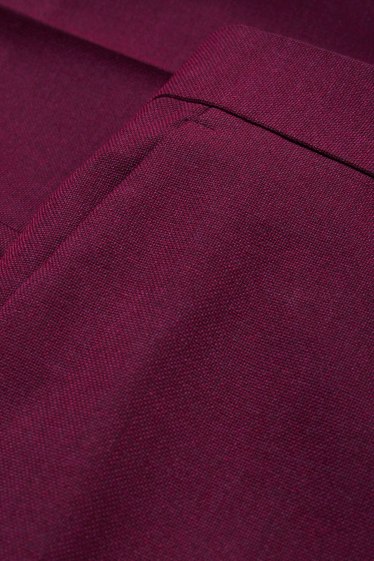 Heren - Broek uit het combi-systeem - slim fit - Flex - stretch - paars
