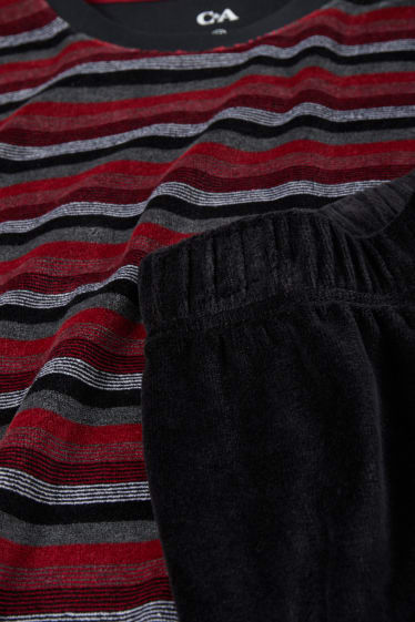 Herren - Winterpyjama - schwarz