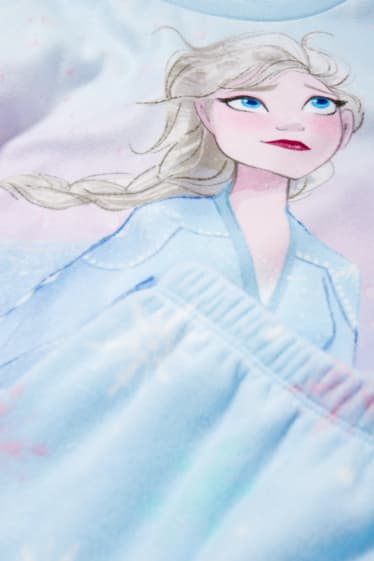Kinder - Die Eiskönigin - Fleece-Pyjama - 2 teilig - hellblau