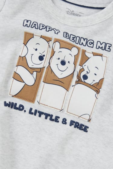Bebés - Winnie the Pooh - conjunto para bebé - 3 piezas - gris claro jaspeado