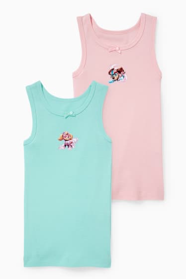 Kinderen - Set van 2 - PAW Patrol - singlet - mintgroen