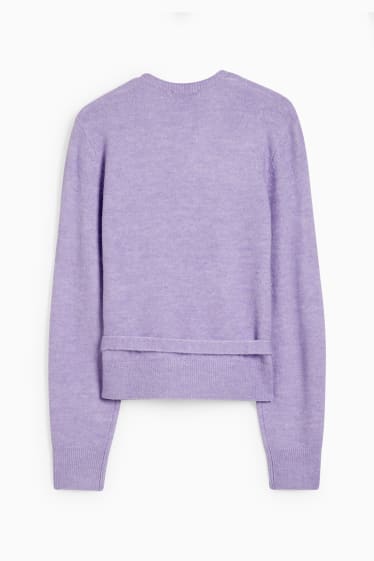 Women - Cardigan - light violet