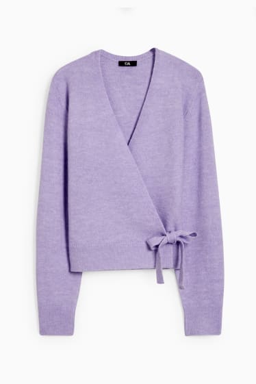 Women - Cardigan - light violet