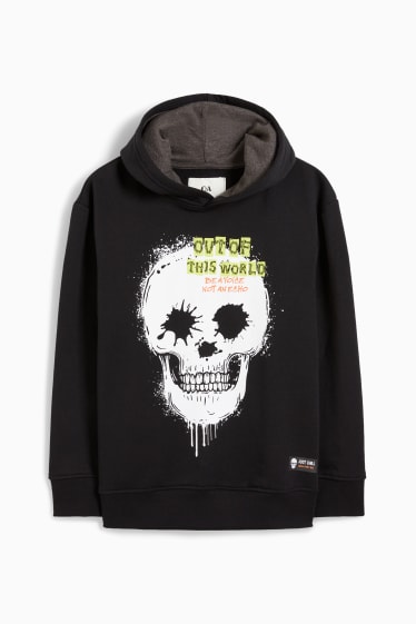 Kinder Buben - Hoodie - schwarz