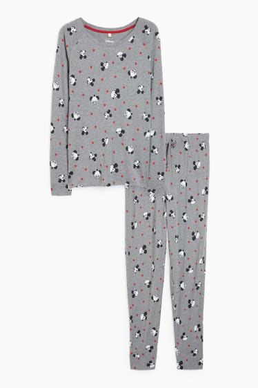 Dona - Pijama - Mickey Mouse - gris
