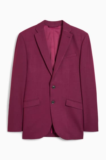 Hommes - Veste de costume - slim fit - Flex - matière extensible - violet