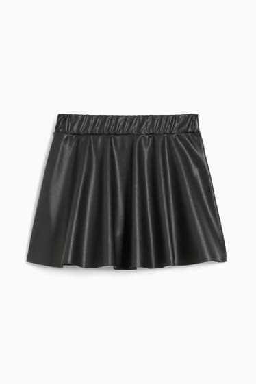 Nena - Faldilla - imitació de pell - negre