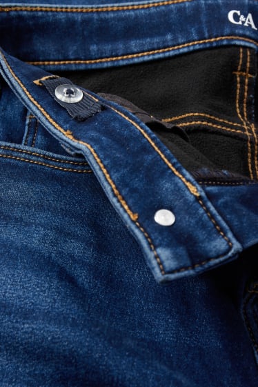 Dětské - Skinny jeans - termo džíny - LYCRA® - džíny - modré