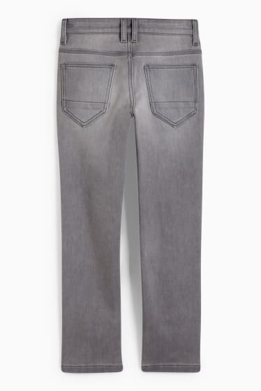 Enfants garçons - Slim jean - jean doublé - jean gris clair