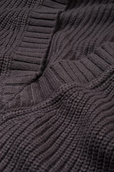 Mujer - CLOCKHOUSE - jersey con escote en pico - gris