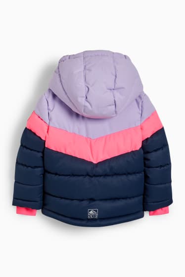 Enfants filles - Veste de ski à capuche - violet