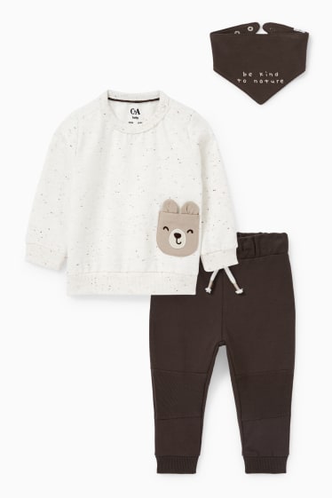 Babys - Baby-Outfit - 3 teilig - weiß