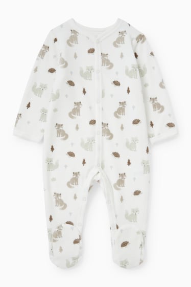 Babys - Baby-Schlafanzug - cremeweiß
