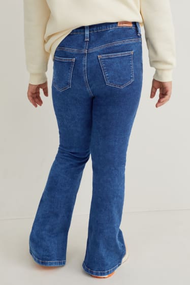 Dětské - Rozšířené velikosti - multipack 2 ks - flared jeans - LYCRA® - džíny - modré