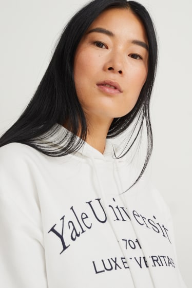 Dames - Hoodie - Yale University - wit