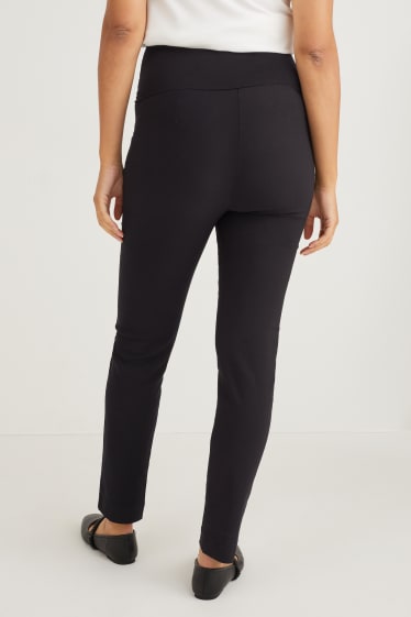 Femmes - Pantalon de grossesse - slim fit - noir