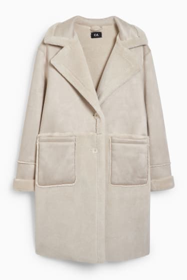 Women - Coat - light beige