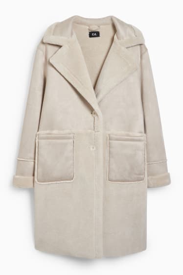 Femmes - Manteau - beige clair